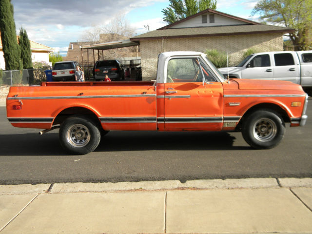 1971 Hugger Orange & White GMC Sierra 1500 Regular Cab Pickup