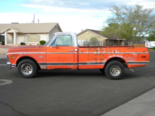 1971 Hugger Orange & White GMC Sierra 1500 Regular Cab Pickup