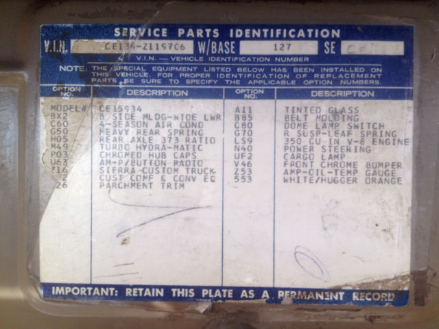 1971 Hugger Orange & White GMC Sierra 1500 Regular Cab Pickup