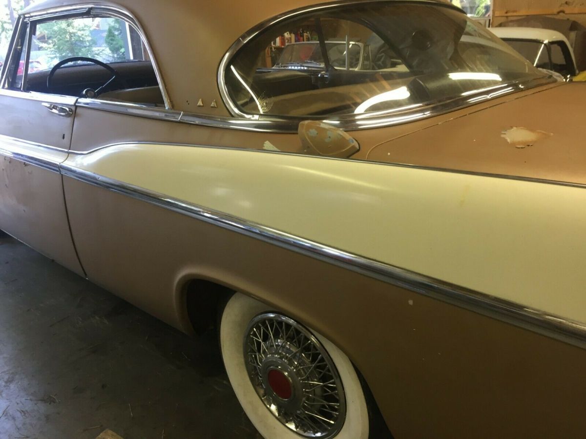1956 Gold Chrysler New Yorker Coupe