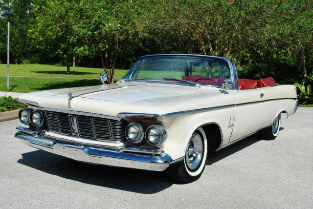 1963 White Chrysler Imperial Convertible