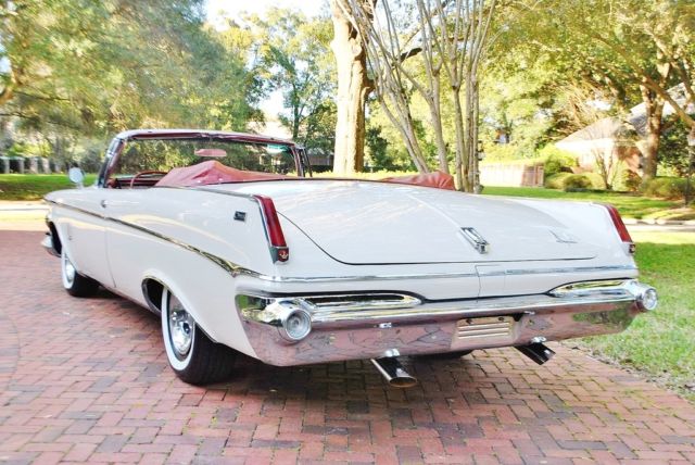 1963 White Chrysler Imperial Convertible