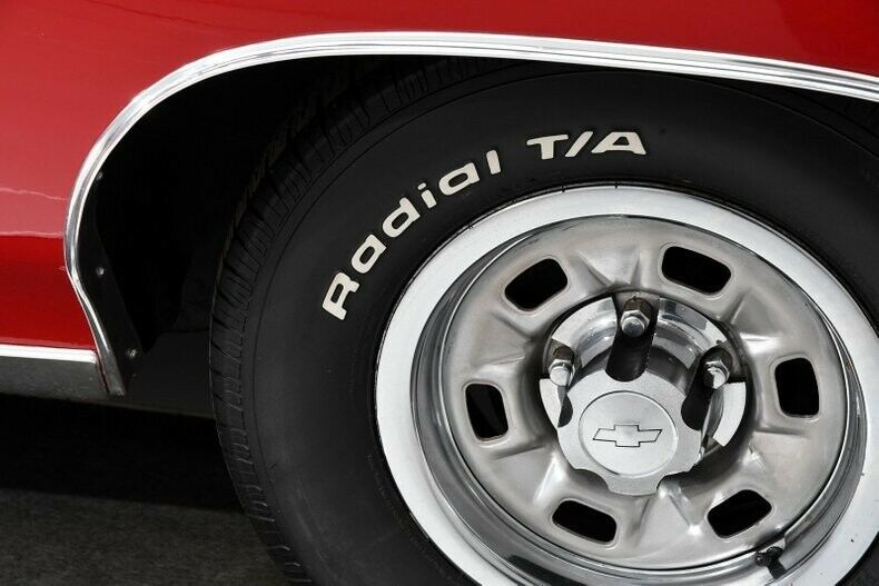 1971 Red Chevrolet Chevelle Convertible