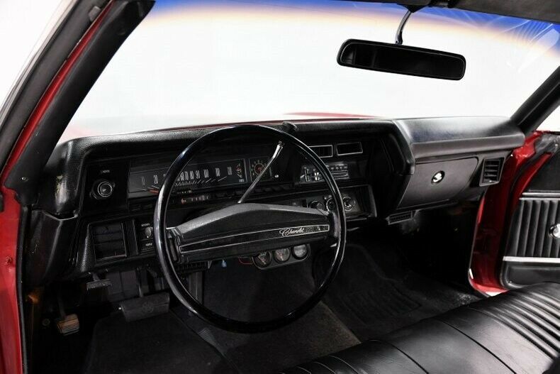 1971 Red Chevrolet Chevelle Convertible