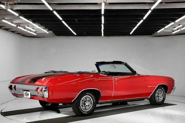 1971 Red Chevrolet Chevelle Convertible