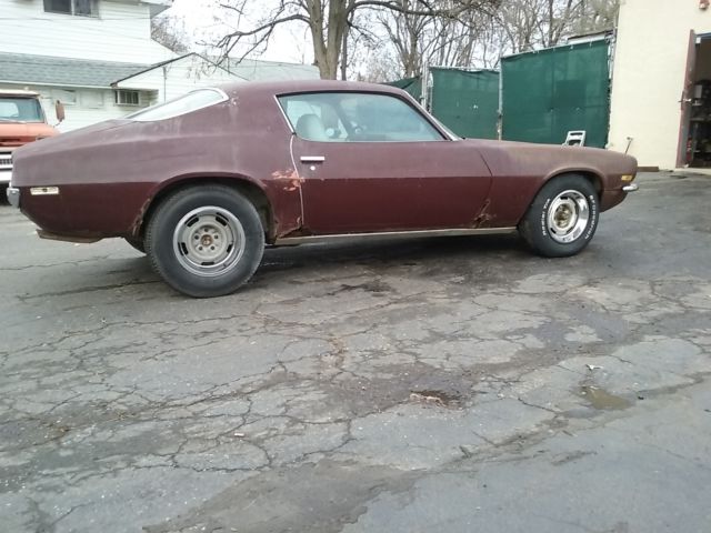 1970 Burgundy Chevrolet Camaro Coupe