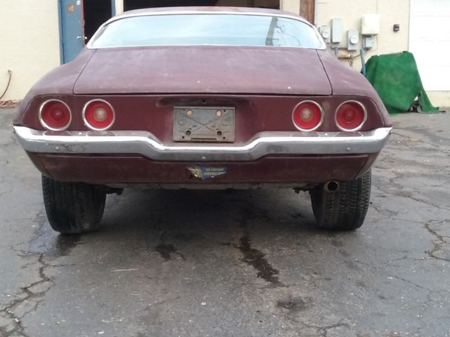 1970 Burgundy Chevrolet Camaro Coupe