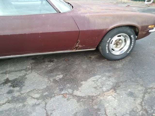 1970 Burgundy Chevrolet Camaro Coupe
