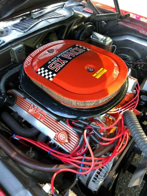 1970 Candy Apple Red over Gold Flake Dodge Challenger Coupe