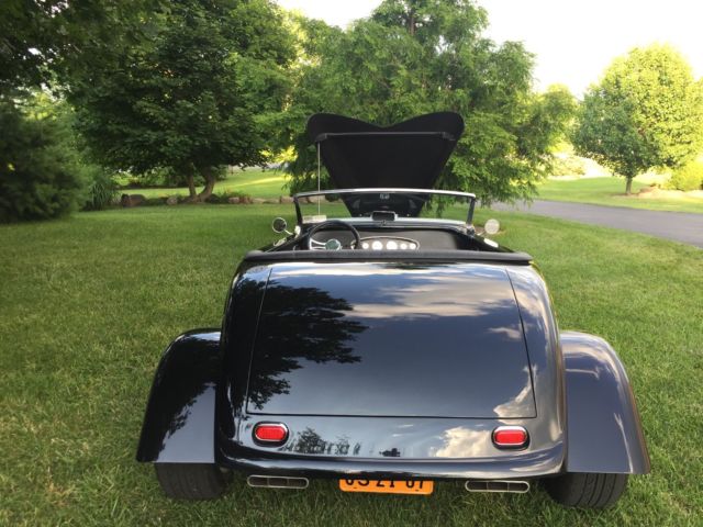 1933 Black Ford Model A Convertible