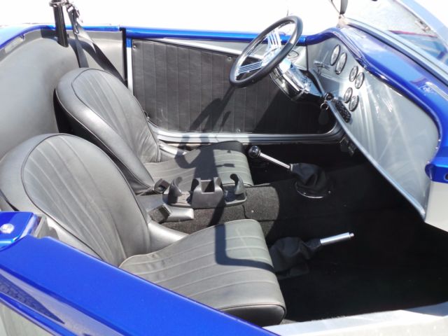 1933 Blue and Silver Ford Factory Five 33 Roadster