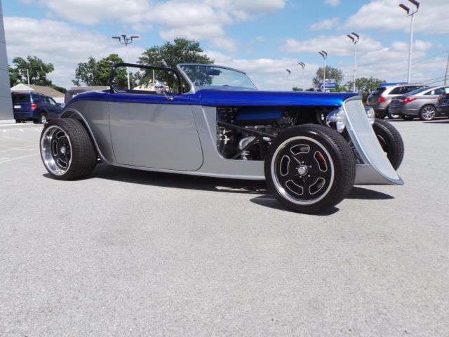 1933 Blue and Silver Ford Factory Five 33 Roadster