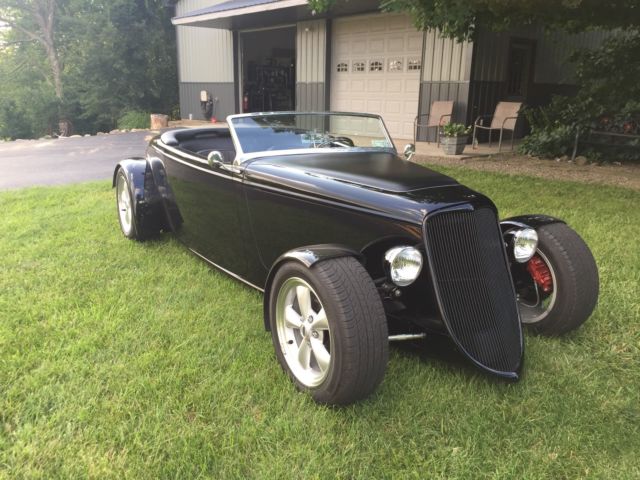 1933 Black Ford Model A Convertible