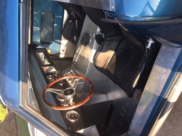 1965 Gaurdsman Blue with White Racing Stripes Ford Daytona by Factory Five 2 door