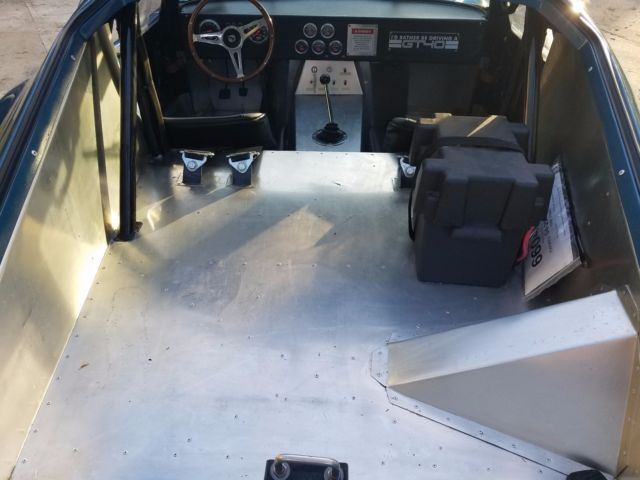 1965 Gaurdsman Blue with White Racing Stripes Ford Daytona by Factory Five 2 door