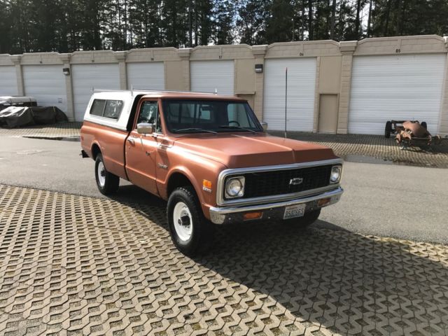 1972 Orange Chevrolet C-10 Cab & Chassis
