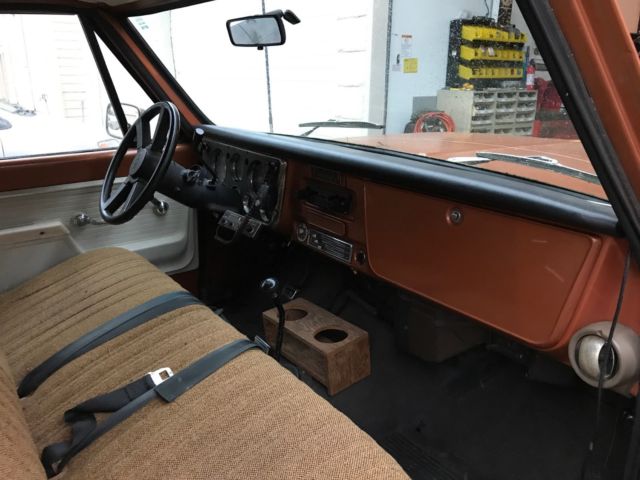 1972 Orange Chevrolet C-10 Cab & Chassis