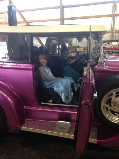 1930 Purple Ford Model A Convertible