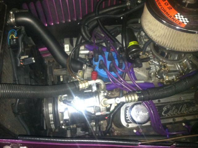 1930 Purple Ford Model A Convertible