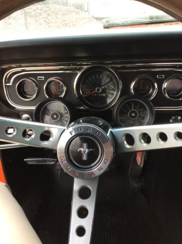 1965 Poppy Red (color code 3) Ford Mustang Convertible