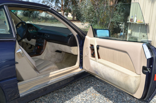 1994 Blue Mercedes-Benz SL-Class Convertible