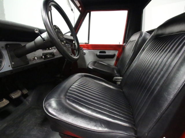 1971 Red Ford Bronco SUV