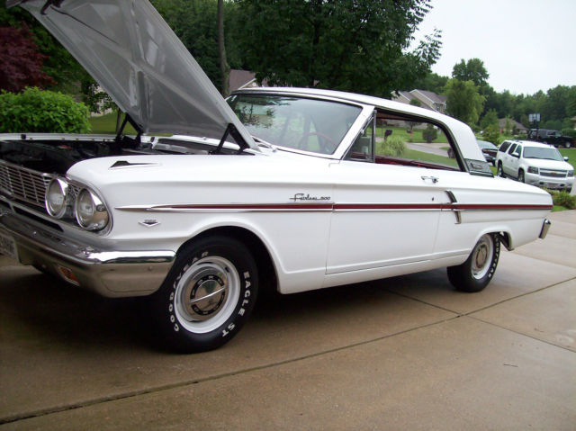 1964 White Ford Fairlane Coupe