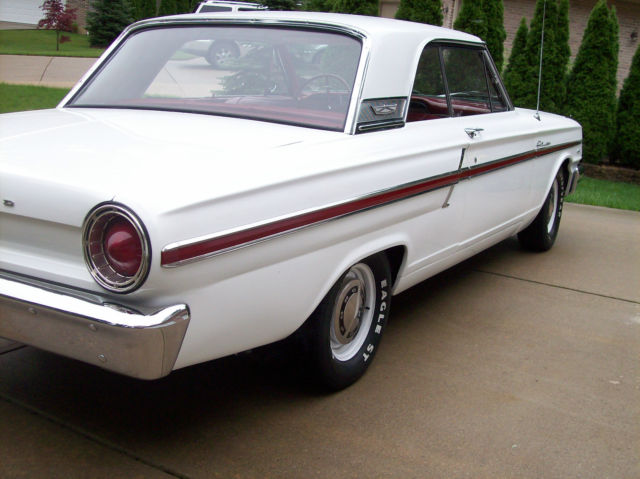 1964 White Ford Fairlane Coupe