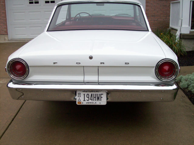1964 White Ford Fairlane Coupe