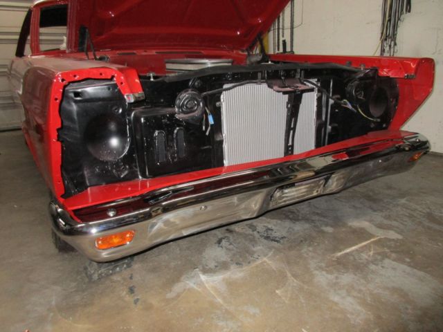 1966 Red Ford Fairlane Convertible