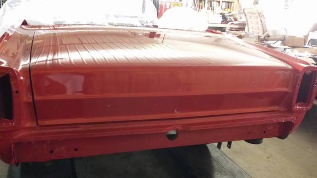 1966 Red Ford Fairlane Convertible