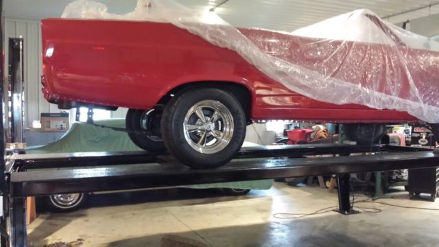 1966 Red Ford Fairlane Convertible