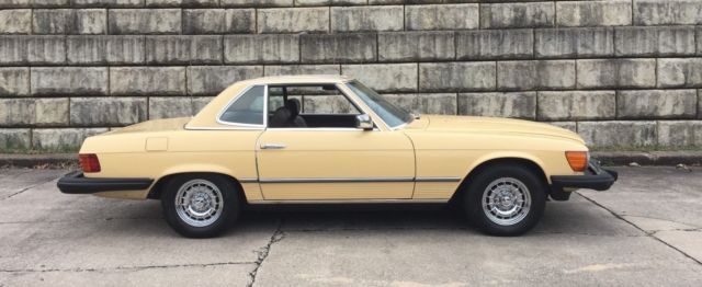 1981 Yellow Mercedes-Benz SL-Class Convertible