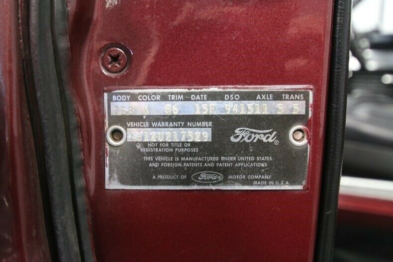 1964 Burgundy/black top Ford Falcon Convertible