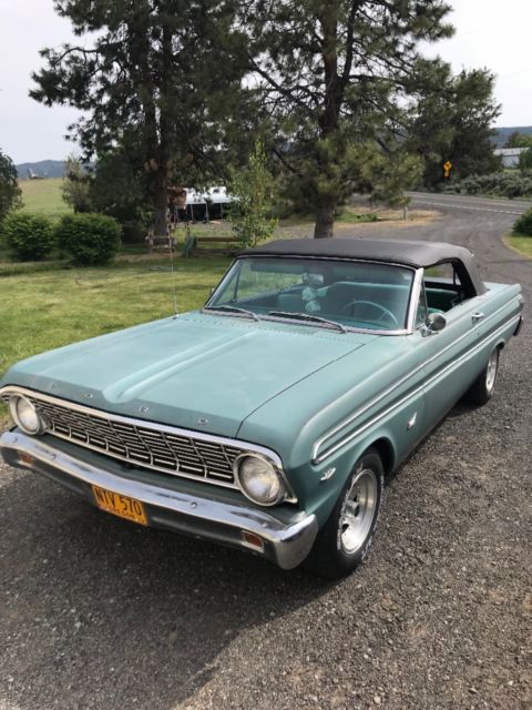 1964 Teal Ford Falcon Convertible