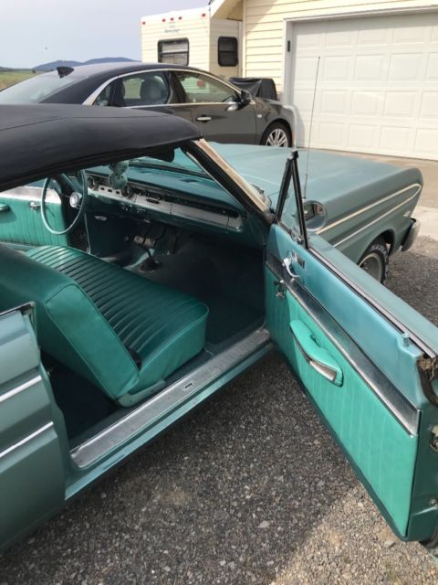 1964 Teal Ford Falcon Convertible
