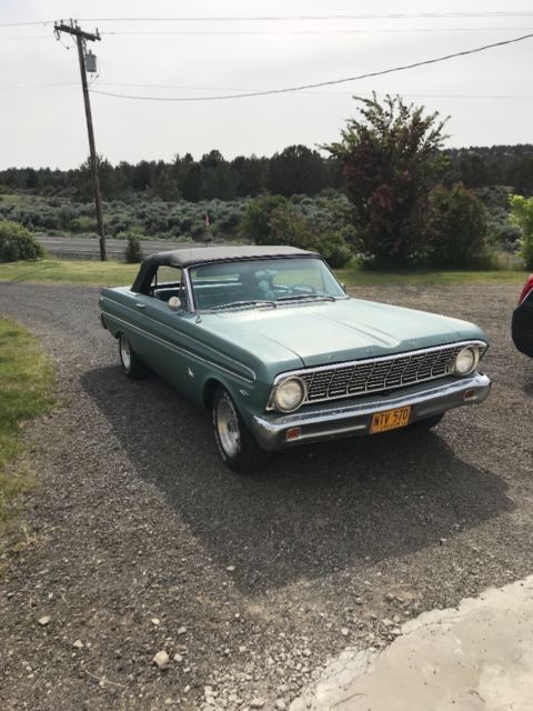 1964 Teal Ford Falcon Convertible