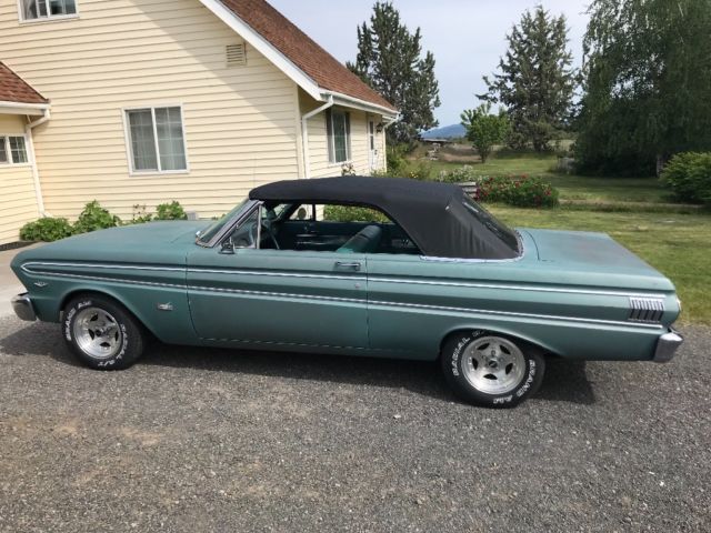 1964 Teal Ford Falcon Convertible