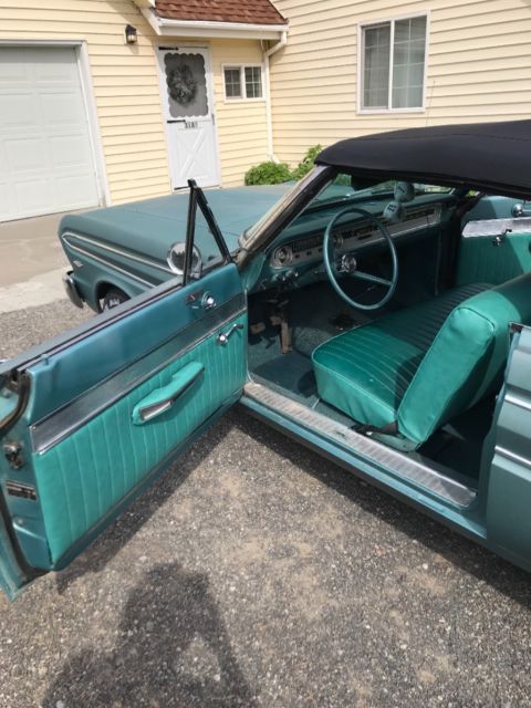 1964 Teal Ford Falcon Convertible