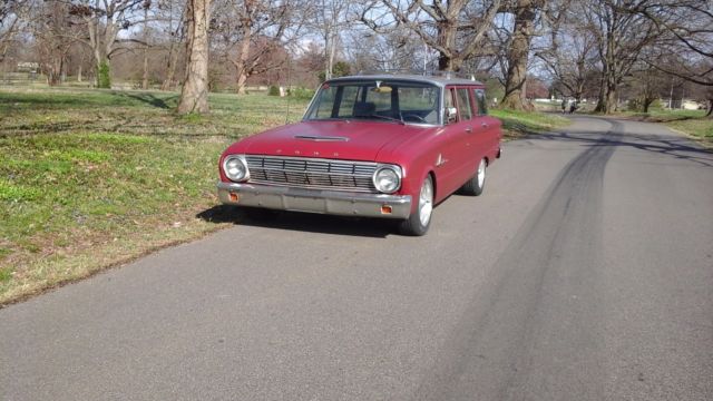 1963 Burgundy Ford Falcon Wagon