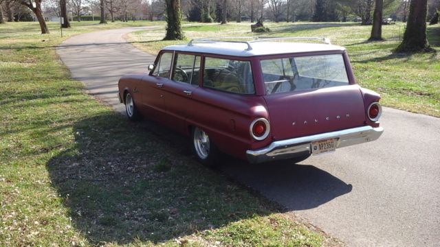1963 Burgundy Ford Falcon Wagon
