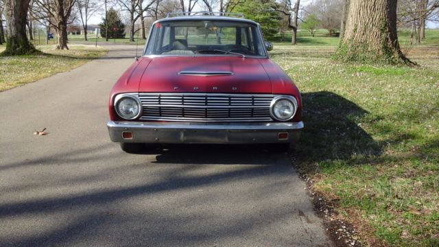 1963 Burgundy Ford Falcon Wagon
