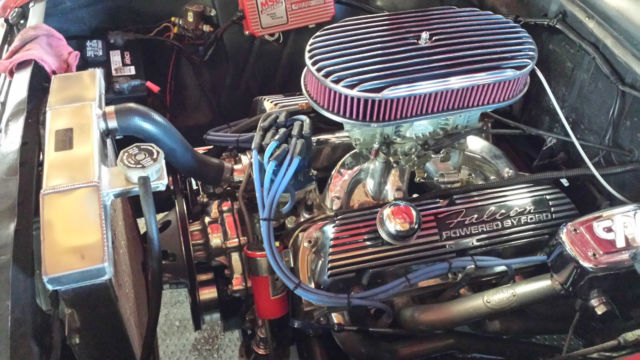 1963 Red Ford Falcon Coupe