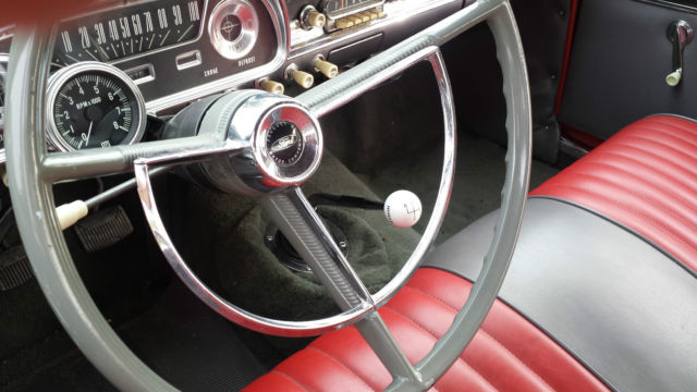 1963 Red Ford Falcon Coupe