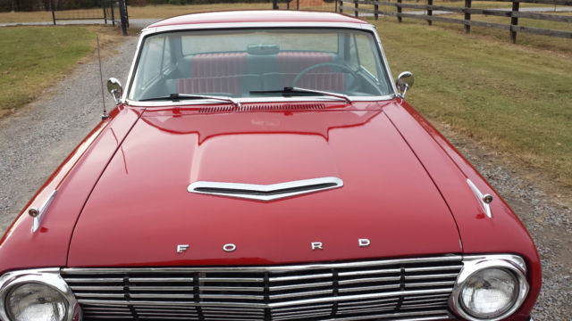 1963 Red Ford Falcon Coupe