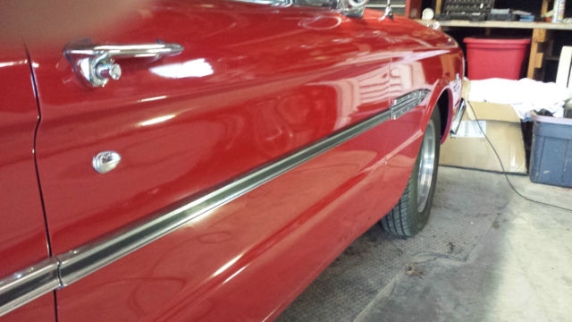 1963 Red Ford Falcon Coupe