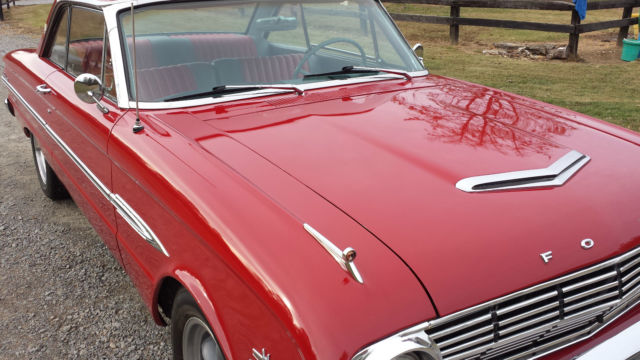 1963 Red Ford Falcon Coupe
