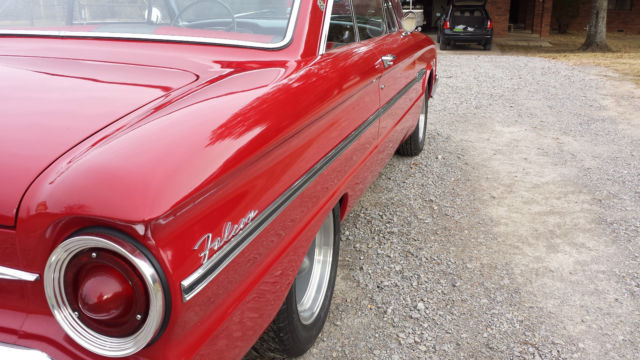 1963 Red Ford Falcon Coupe