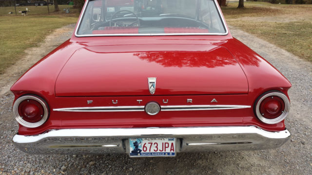 1963 Red Ford Falcon Coupe