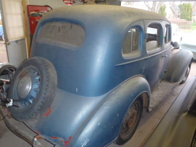 1936 Blue Chevrolet Master Deluxe Sedan
